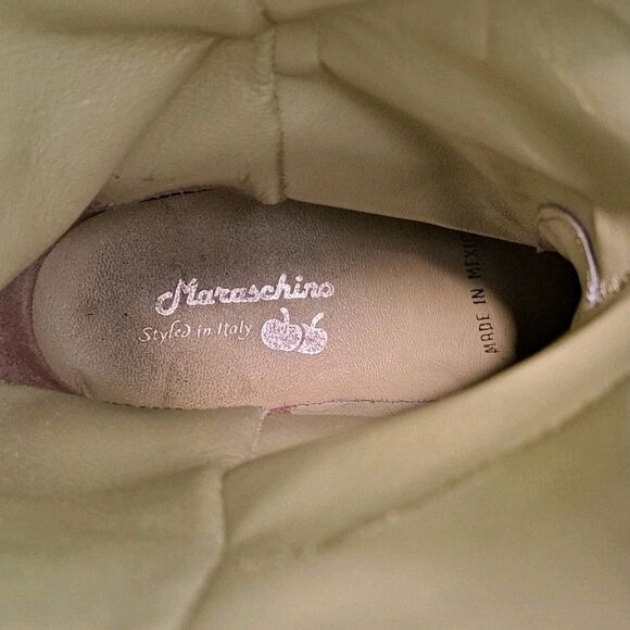 Maraschino Cowboy Boots Women's Black Leather Western Boots Size 9 - Picture 9 of 10